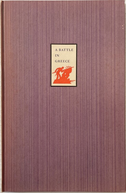Stephen Crane – A Battle in Greece limited edition illustrated hardcover 1936