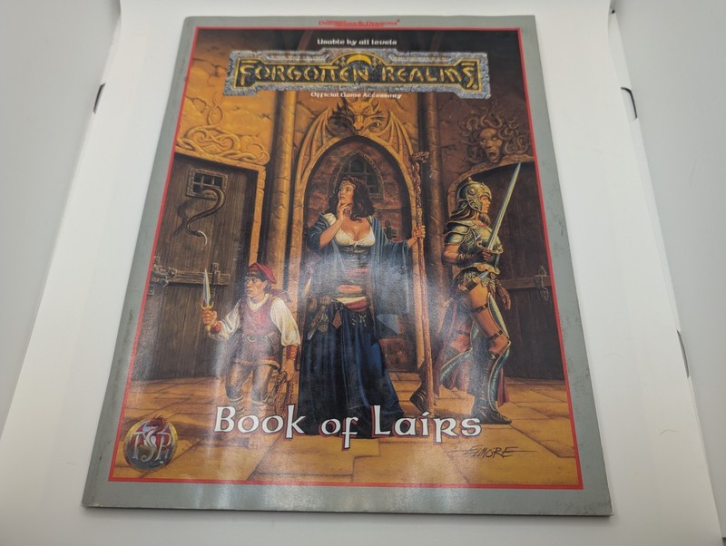 AD&D 2nd Edition Forgotten Realms Book of Lairs (1995, Softcover)