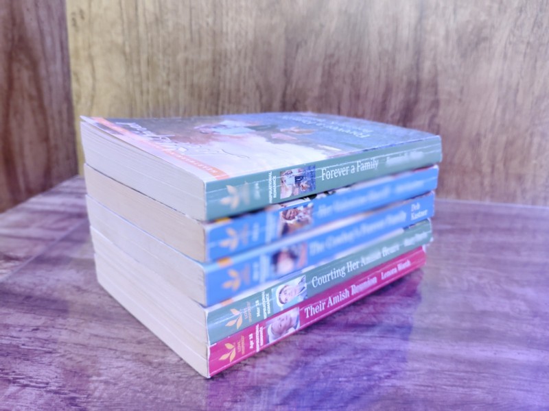 Love Inspired Inspirational Romance Lot 5 Books Harlequin Amish Cowboy Faith PB gallery