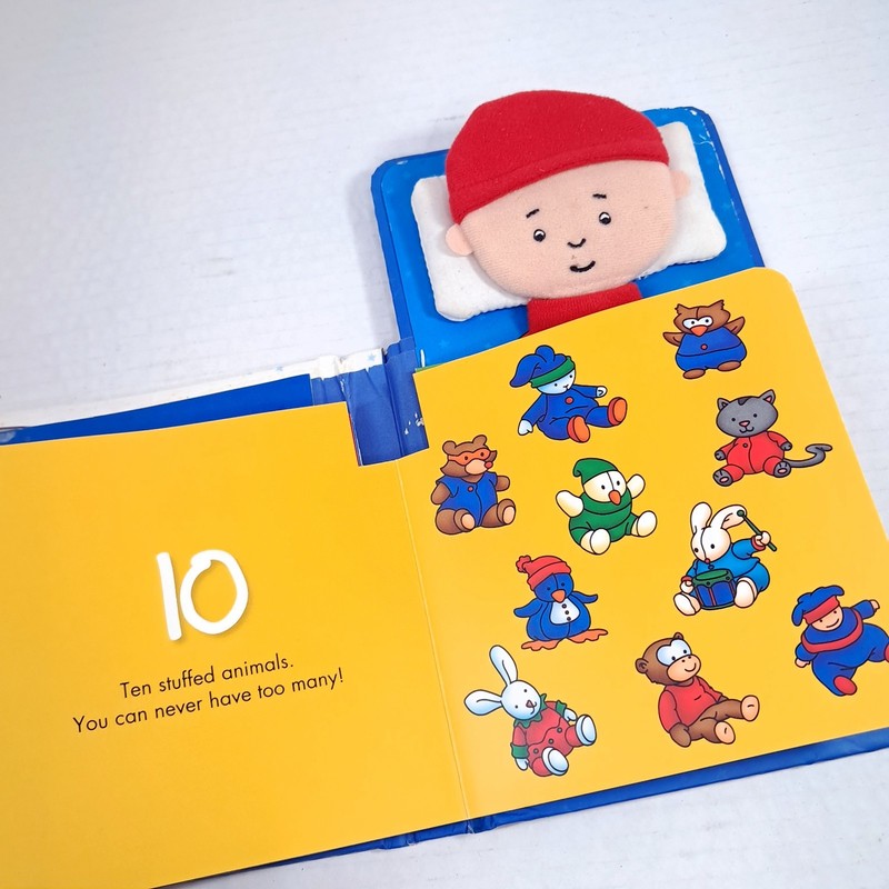 Caillou: My Little Bed Count from 1 to 10 book Chouette 2012 bedtime learning gallery