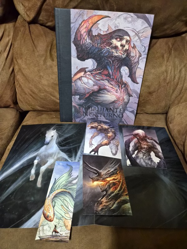 SIGNED 1st Ed Dibujante Nocturno: The Art of Fran Garcés Art Book + Extras
