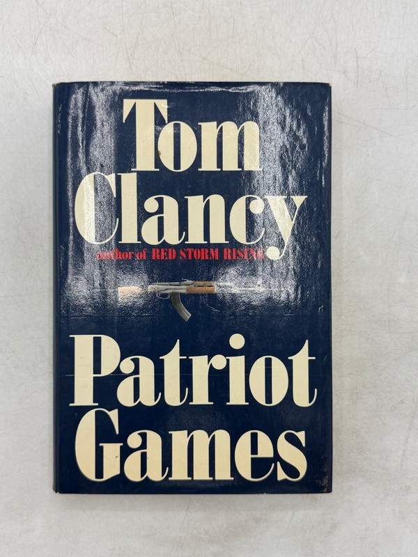 Patriot Games Tom Clancy 1987 First Printing Thriller Espionage Putnam