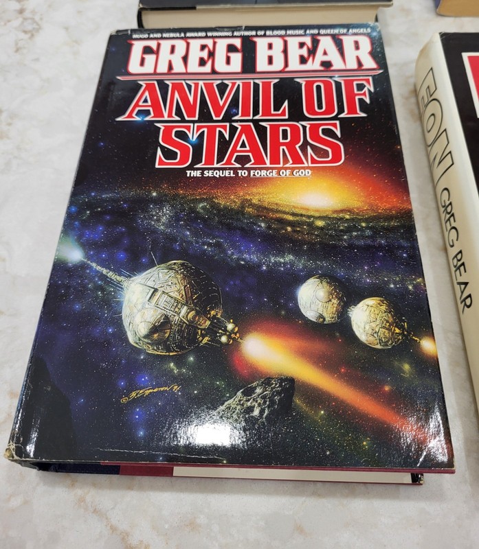 Greg Bear Book Lot of 6 Hardcover & Paperback Eon, Eternity, Forge Of God Legacy gallery