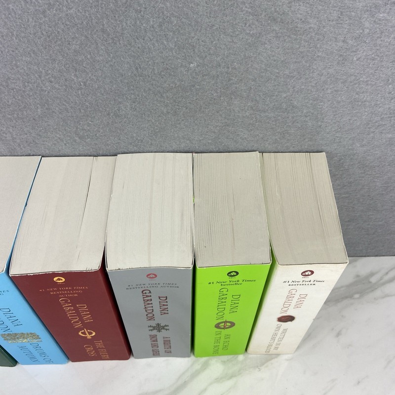 OUTLANDER Complete Series Lot of 8 (#1-8) Set Paperback PB Books Diana Gabaldon gallery