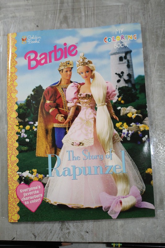 Barbie: The Story of Rapunzel by Golden Books Coloring Books