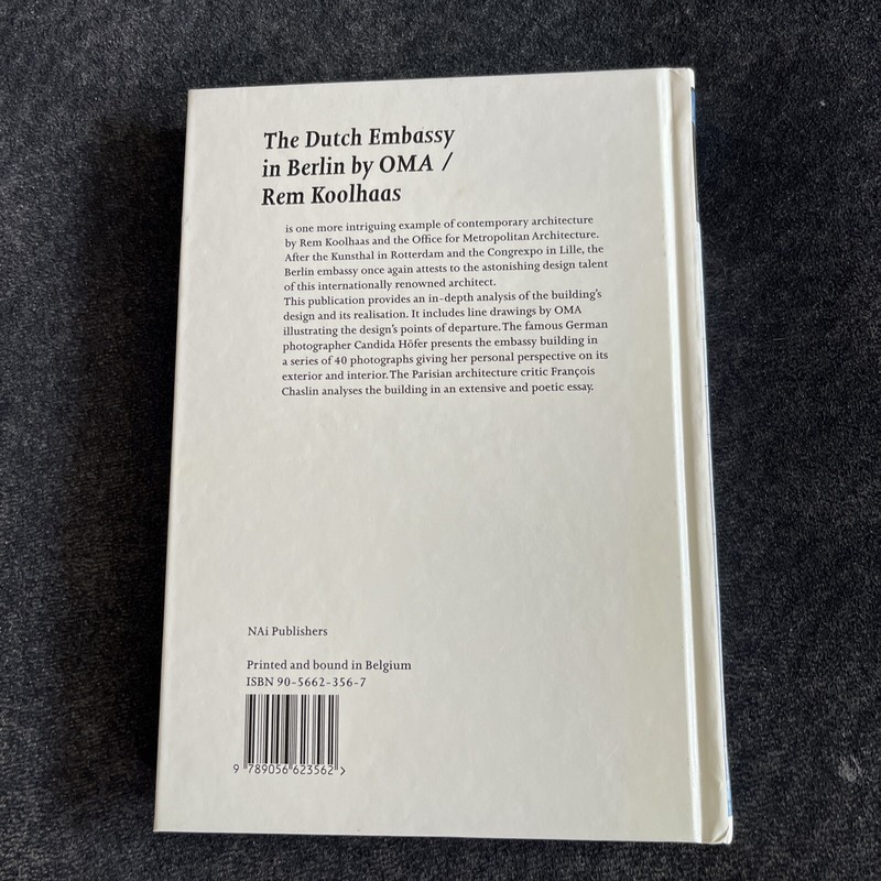 Rem Koolhaas / OMA - The Dutch Embassy in Berlin (Hardcover) Condition New! gallery