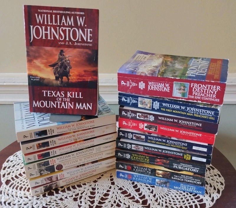 William W Johnstone Western Lot (17) Mountain Man Series PB Books ~ PREACHERS