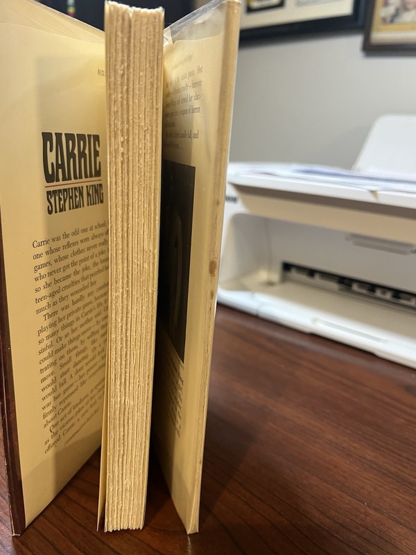 Stephen King, CARRIE, Hardcover $15.95 DJ, First Edition Later Print gallery