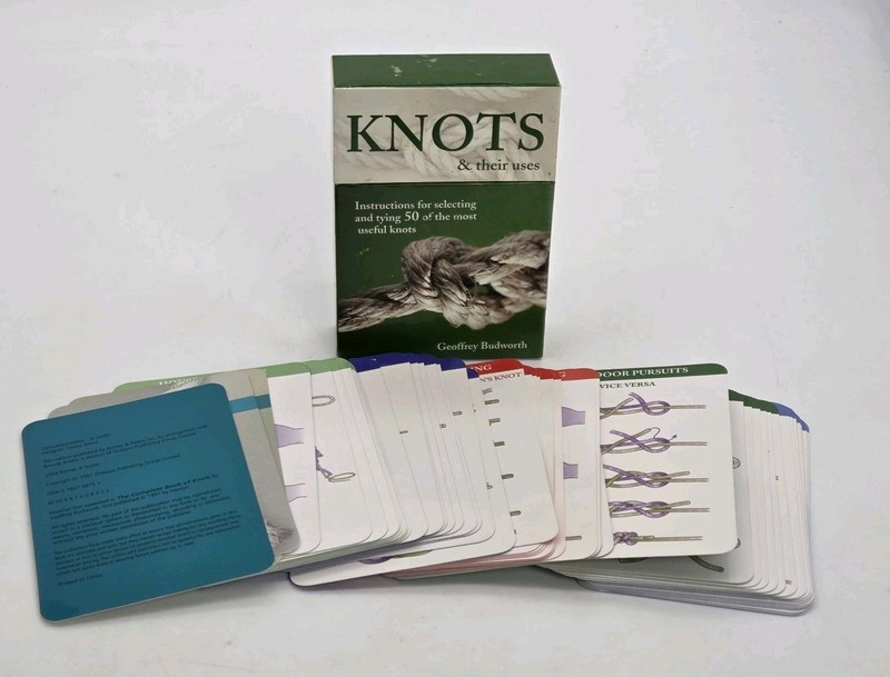 KNOTS & THEIR USES (FLASHCARDS) By Geoffrey Budworth Barnes & Noble VTG 2004 gallery
