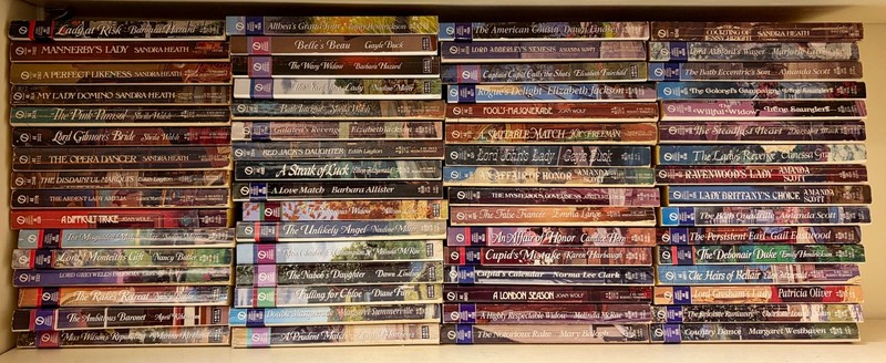 Vintage Lot of 64 Signet Regency Romance Novels / Books All from the 1980s