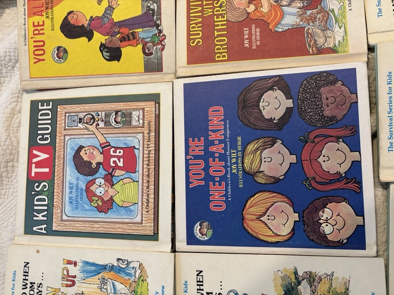 Lot-12 Joy Wilt Berry "Survival Series" HC flip books-“ Ready Set Grow” gallery