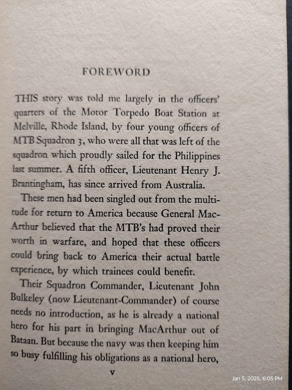 They Were Expendable, by W. L. White, 218 pages, ©1942, 1st Print gallery