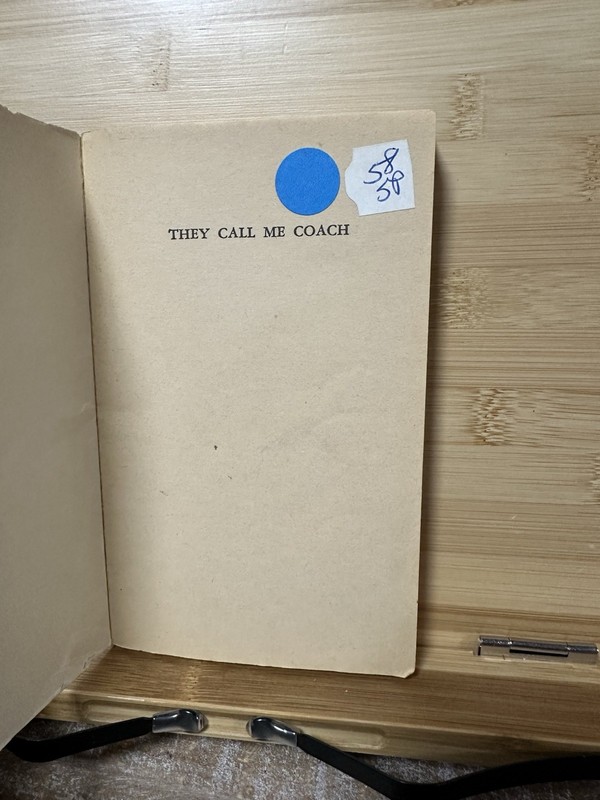 John Wooden – They Call Me Coach Vintage Paperback | UCLA Basketball gallery