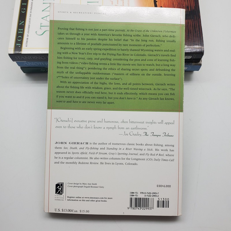 John Gierach 4 Book Lot Fishing Essays Paperback Unknown Fisherman Still Life gallery