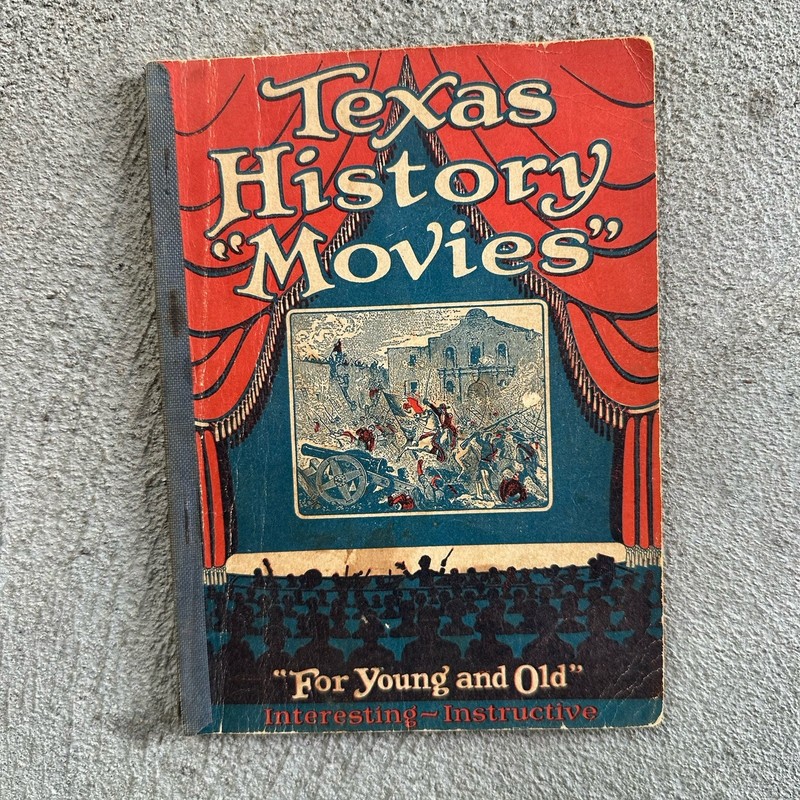 Texas History Movies Magnolia Petroleum Gasoline 1928~Texana VTG Paperback Comic