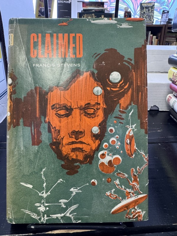 Claimed by Francis Stevens Avalon 1966 Hardcover Ex Library