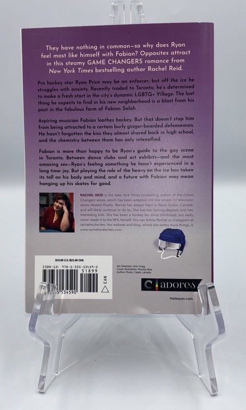 RACHEL REID TOUGH GUY SIGNED AUTOGRAPHED PAPERBACK BOOK HEATED RIVALRY HBO #1 gallery
