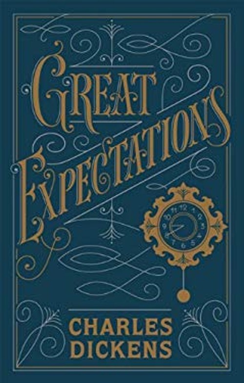 B&N Great Expectations Leather O/P Hardcover C. Dickens