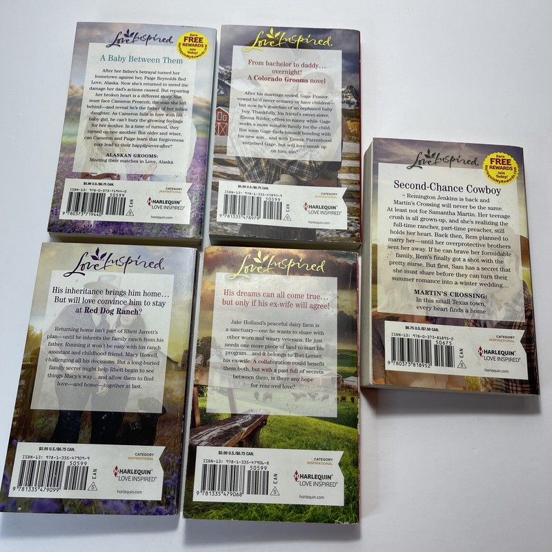 11x Love Inspired Inspirational Romance Novel Books (Paperback) gallery