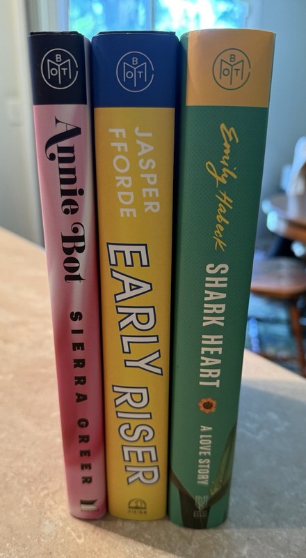 Speculative Fiction Lot 3 HC BOTM – Annie Bot, Shark Heart & Early Riser gallery
