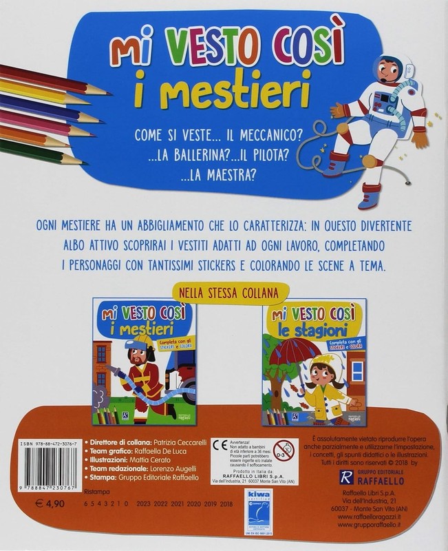 Mattia Cerato I mestieri. Mi vesto così. Con adesivi (Paperback) (UK IMPORT) gallery