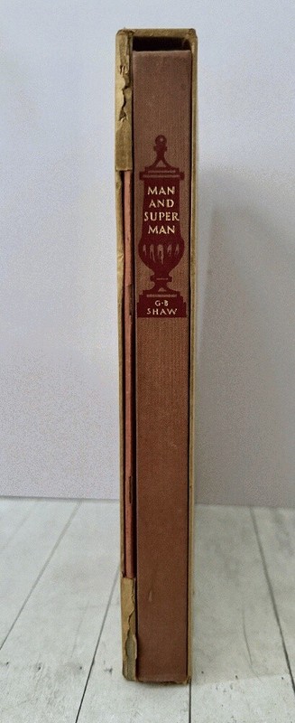 Man & Superman Heritage Collectors Ed HC Slipcase & Booklet VTG 1962