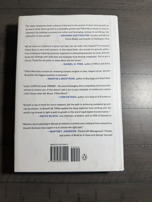 Growth IQ : Get Smarter about the Choices That Will Make (2018) AUTOGRAPHED COPY gallery