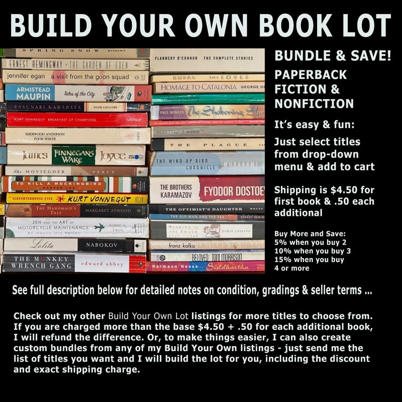 BUILD YOUR OWN LOT : Subversive Books/Cult Novels/Classic Lit : Bundle & Save! gallery
