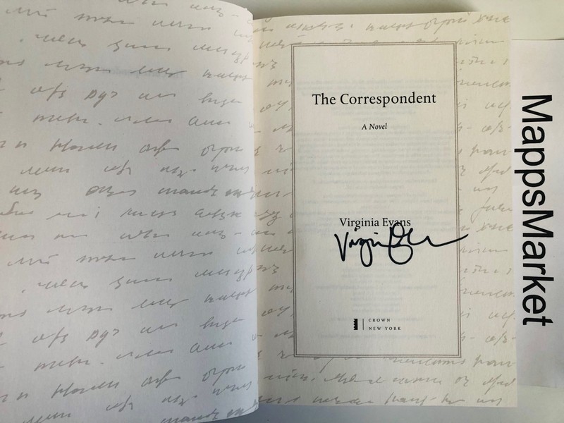 SIGNED The Correspondent: A Novel by Virginia Evans (2025, Hardcover) gallery