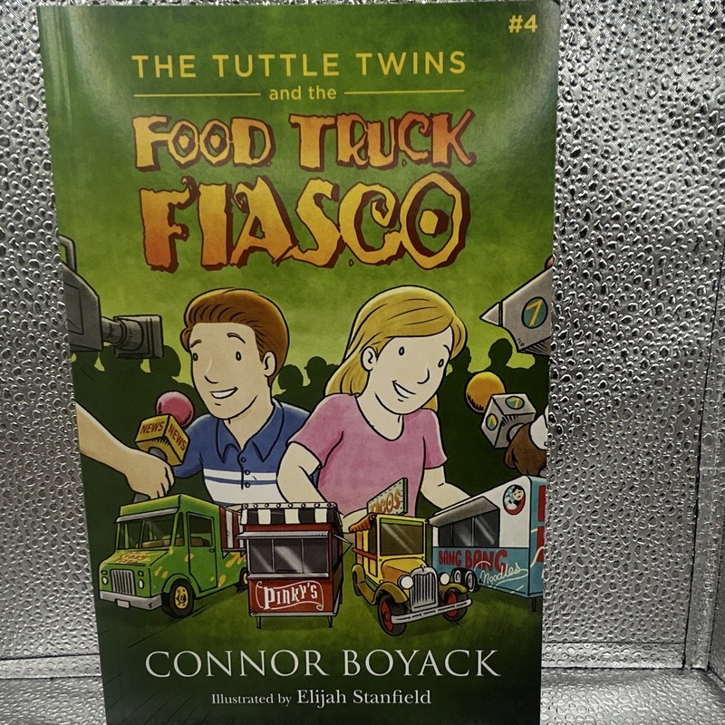 The Tuttle Twins and the Food Truck Fiasco Paperback, Illustrated, Ages 9-12