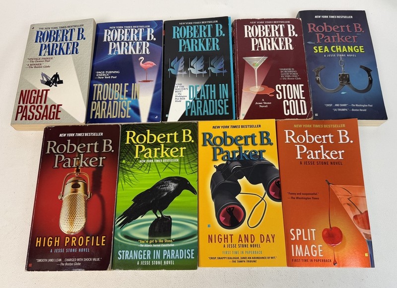 Robert B Parker Lot 1st 9 Jesse Stone Mystery Paperbacks Paradise