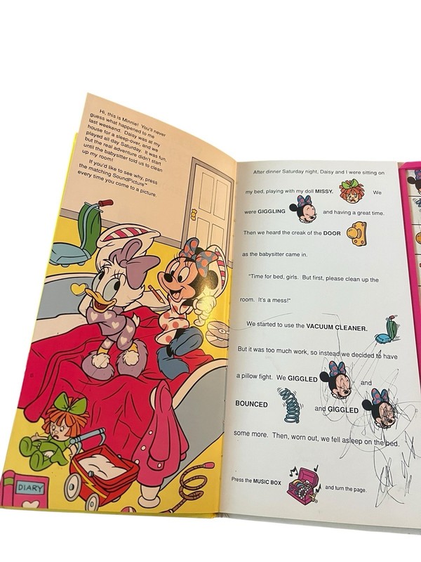 VTG Golden Sound Story Books Lot Of 3 Disney & Power Rangers (Minnie N Me AS IS) gallery