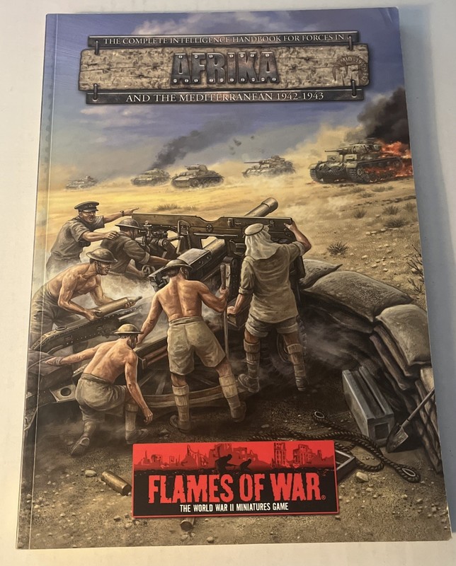 Flames Of War AFRIKA Battlefront WWII And The Mediterranean 42-46 Gentle Wear