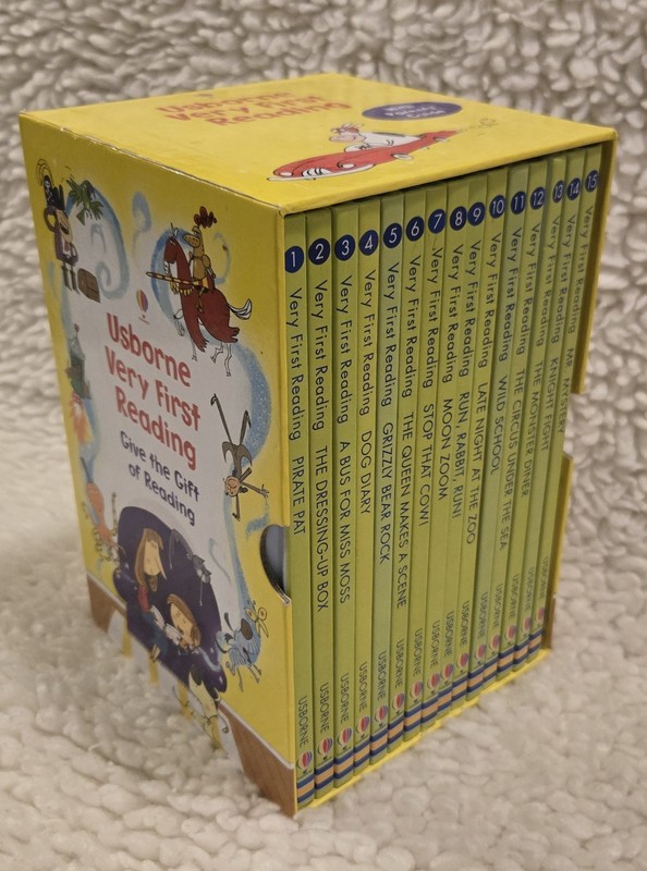 Usborne ~ Very First Reading Set ~ Complete 1-15 w/Parents Guide
