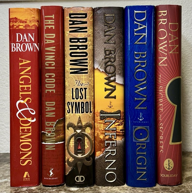 Dan Brown ROBERT LANGDON Complete Series Set (#1-6) Lot of 6 ALL HARDCOVER HC gallery