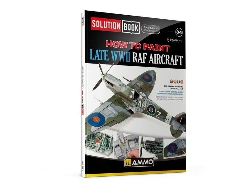 Solution Book Black Edition: How To Paint Late WW2 RAF Aircraft 6536