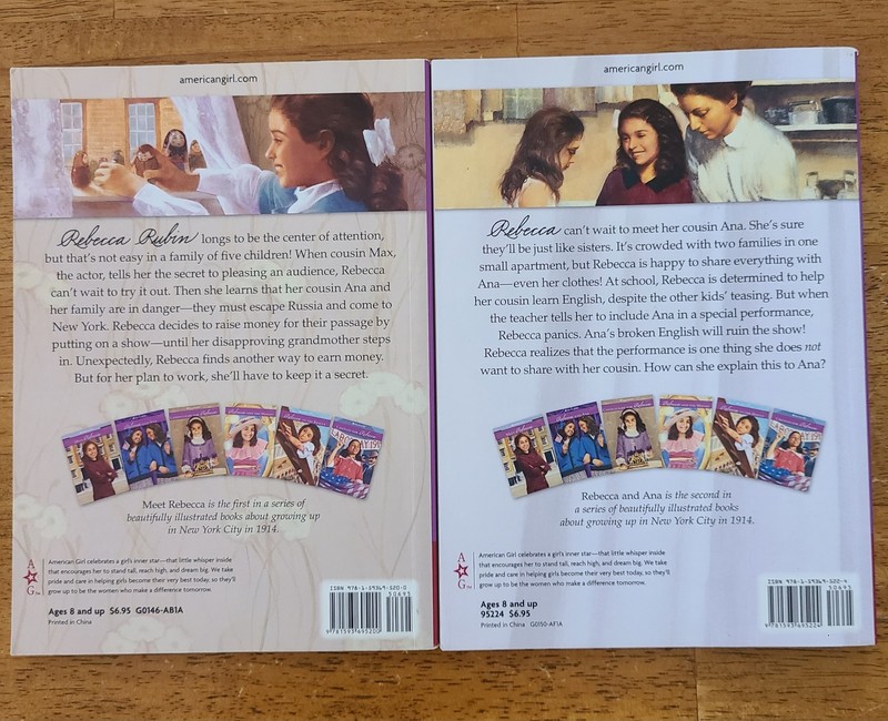 Rebecca 1-6 Set (American Girl Collection) Jacquel Greene 1 2 3 4 5 6 PB lot gallery