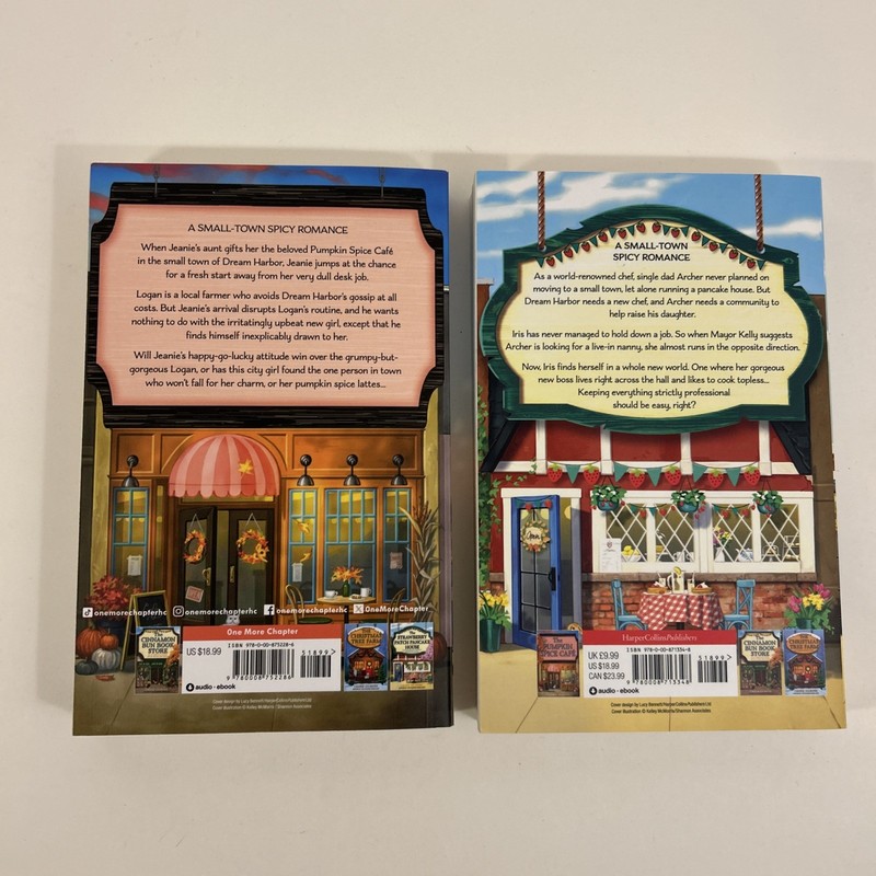 Laurie Gilmore Dream Harbor Lot of 2 Books Pumpkin Spice, Strawberry Patch gallery