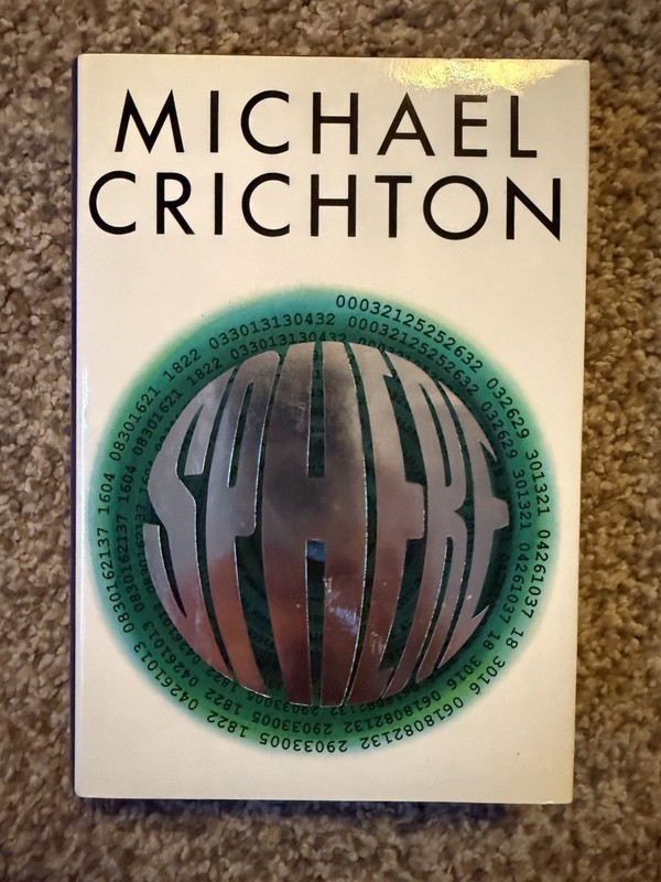 Sphere - Michael Crichton (True 1st Edition 1st Print) Alfred A. Knopf, 1987 gallery