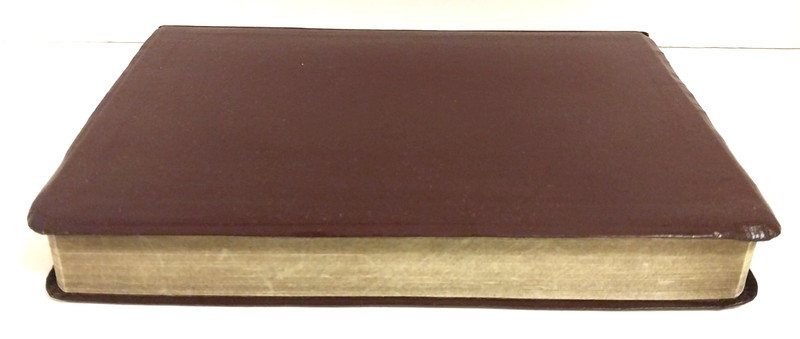 Holy Bible Concordance KJV Red Letter 1973 Burgandy Word Aflame Press gallery