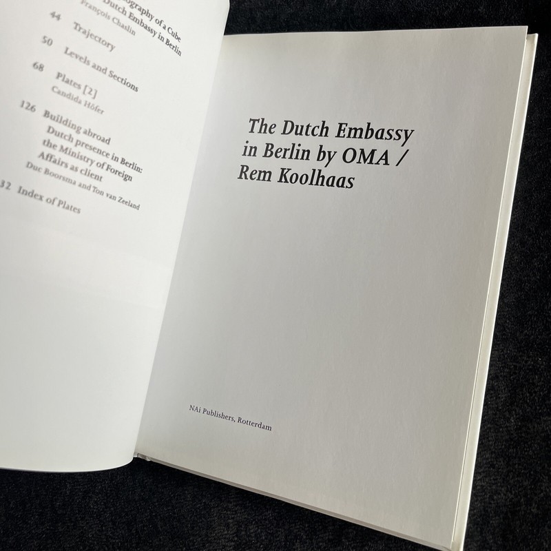 Rem Koolhaas / OMA - The Dutch Embassy in Berlin (Hardcover) Condition New! gallery