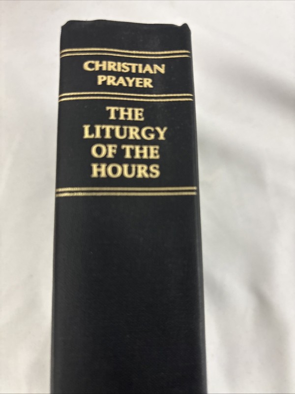Christian Prayer The Liturgy of The Hours by Daughters of St. Paul 1976 Black gallery