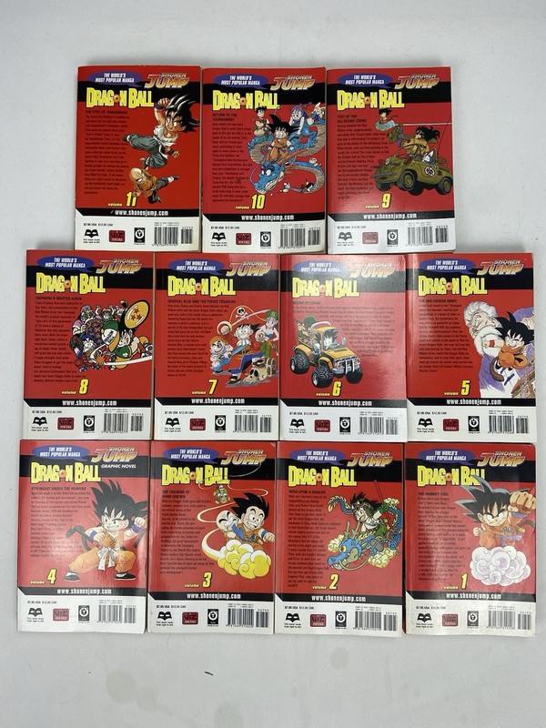 Dragon Ball Shonen Jump Vol 1-16 Manga Book Set Akira Toriyama Viz Media gallery