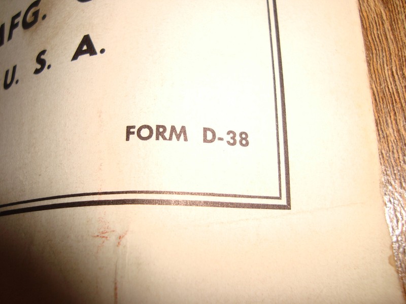 Allis Chalmers Dealers Parts Catalog Section 2 Manure Spreaders 95A 95G D-38 gallery