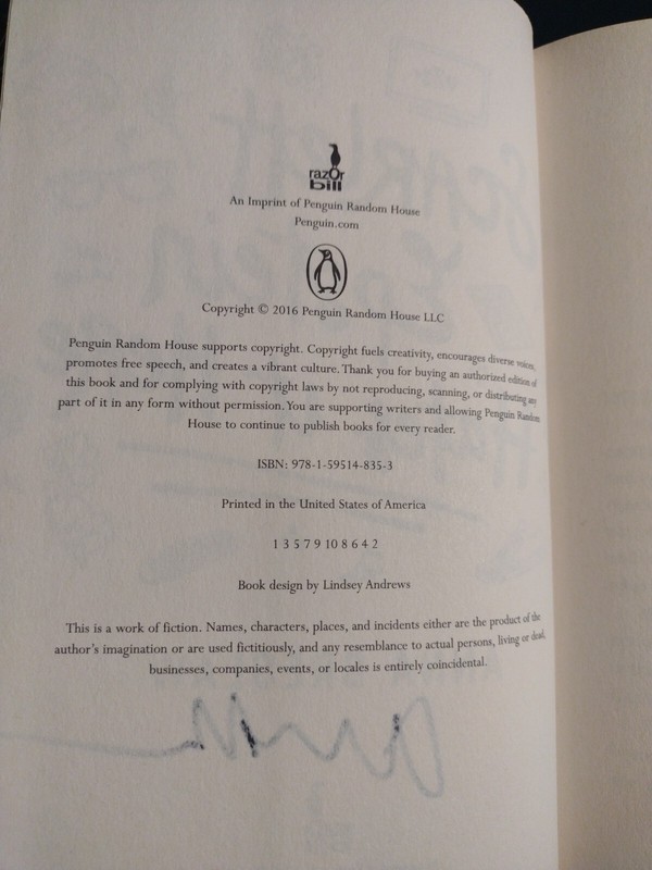 Scarlett Epstein Hates It Here by Anna Breslaw (2016, Hardcover) Signed 1st Ed gallery