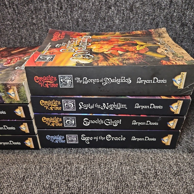 Children Of The Bard 1-4 & Oracles Of Fire 1-4 PB Bryan Davis Books gallery