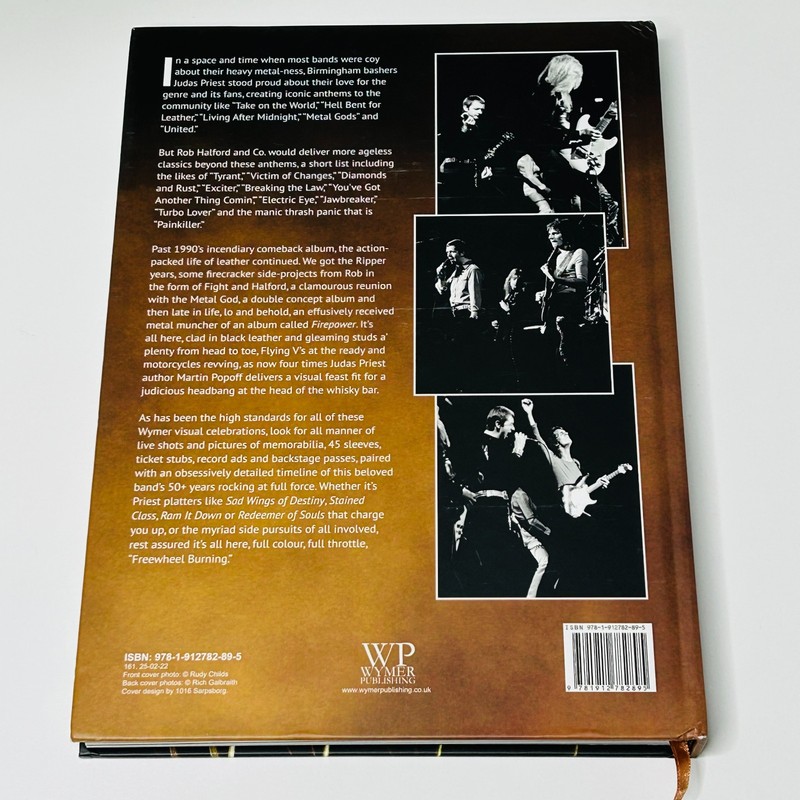 Judas Priest: A Visual Biography by Martin Popoff Large Hardcover Book Art Music gallery