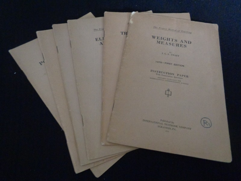 1927 Vintage Project Method Of Teaching Instruction Booklets Geometrical Drawing