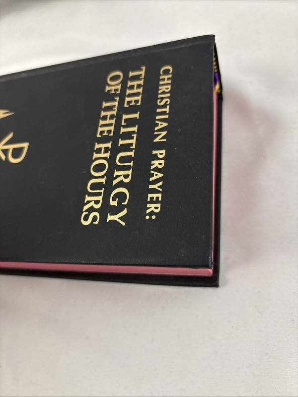 Christian Prayer The Liturgy of The Hours by Daughters of St. Paul 1976 Black gallery