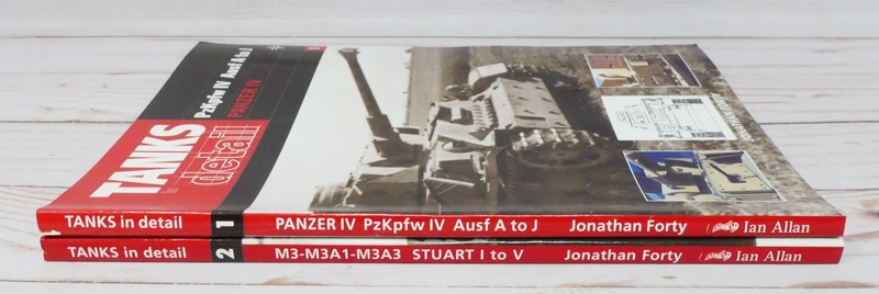 Tanks in Detail Volume 1 & 2, PzKpfw IV Ausf A to J Panzer, M3-M3A1-M3A3 Stuart gallery